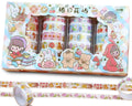 Bright International Washi Tape Kawaii Kiki and Nini in Flower Iceland Washi Tape (Masking Tape) - Pack of 20