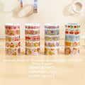 Bright International Washi Tape Kawaii Kiki and Nini in Flower Iceland Washi Tape (Masking Tape) - Pack of 20