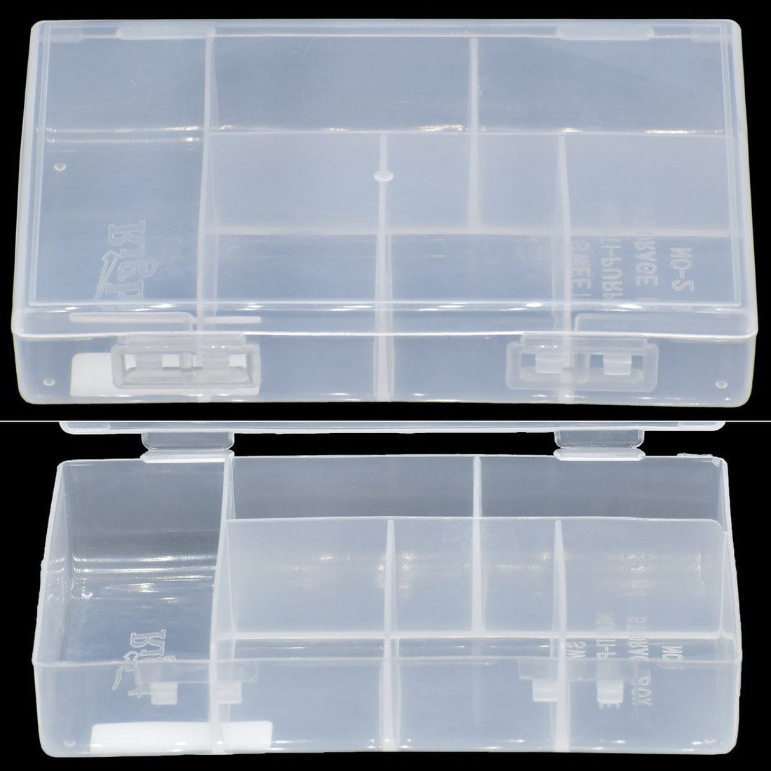 jags-mumbai Wooden & Plastic Box Clear Plastic Storage Box