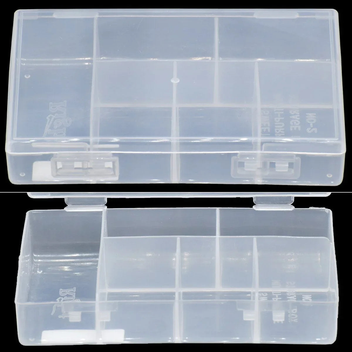 jags-mumbai Wooden & Plastic Box Clear Plastic Storage Box