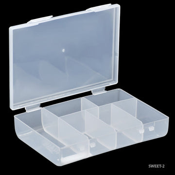 jags-mumbai Wooden & Plastic Box Clear Plastic Storage Box