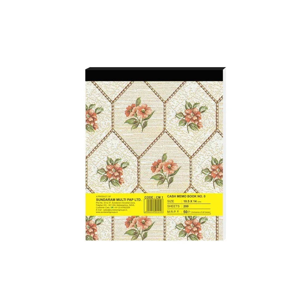 Sundaram Shivam Cash Memo Book - Size No. 0 (cm-1)