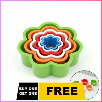 (Buy 1 Get 1 Free) Flower Clay Model Set Plastic | Pack of 1 Contains 5 Pcs
