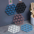 Colourhouse COASTER Premium Hexagon shaped Heat Insulation Silicon Coaster- single piece