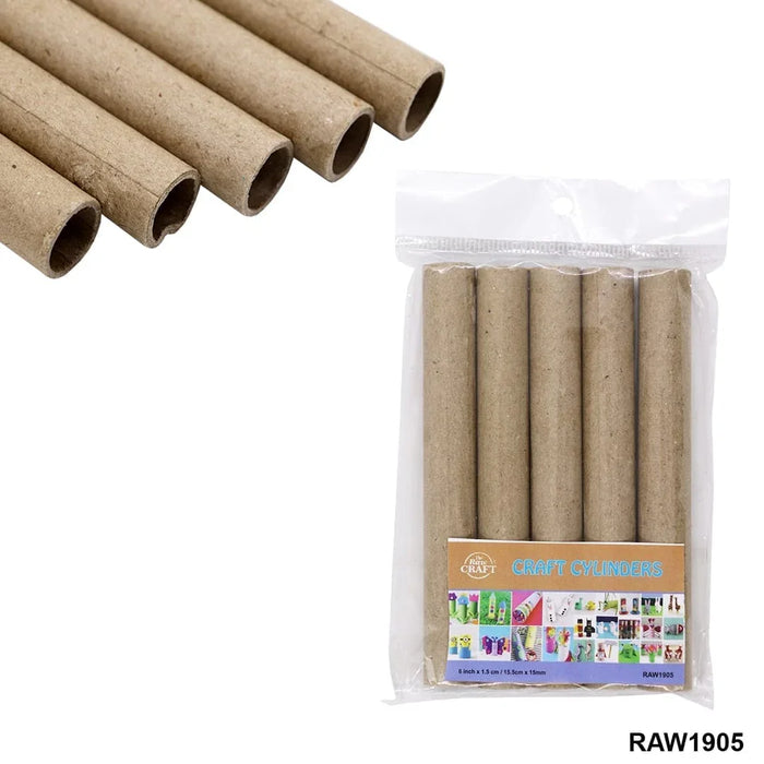 craft cylinders 15.2cmx15mm 5 pcs