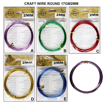 Ravrai Craft - Mumbai Branch Decoration Supplies Craft Round Wire 17Gm 2Mm