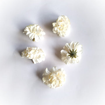 Craftdev Artificial Flora Artificial Mogra flower  (Pack of 5 flowers)