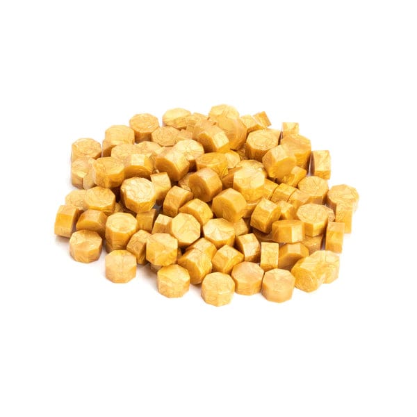 Craftdev (Buy 1 Get 1 Free) Wax beads yellow - Pack of 34 beads