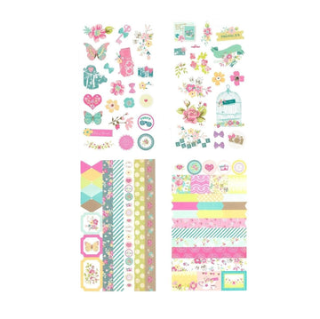 Deco & Journaling Sticker Set - Pack of 4