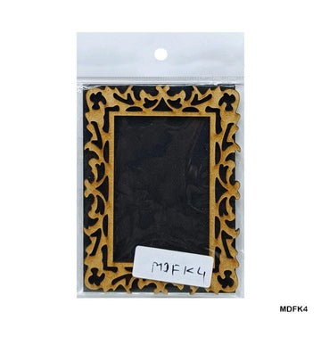 MDF Cutout Frame For Scrapbook and Resin Art- Contain 1 Unit