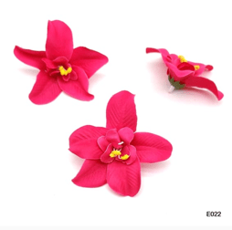 craftdev Mumbai branch Artificial Flora Elegant Lily Flower Collection: 50pcs (7-8cm approx.) - Pack of 1 for Blossoming Beauty