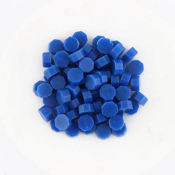 craftdev Mumbai branch (Buy 1 Get 1 Free) Wax beads Metallic Dark blue- Pack of 17+17 beads