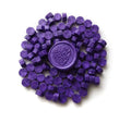 craftdev Mumbai branch (Buy 1 Get 1 Free) Wax beads metallic Purple shade - Pack of 17+17 beads