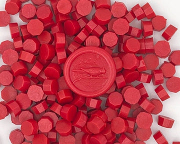 craftdev Mumbai branch (Buy 1 Get 1 Free) Wax beads Pastel Red- Pack of 17+17 beads