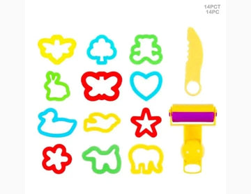 craftdev Mumbai branch Easel & Art Tools Ultimate Plastic Clay and Sand Tool Set (14pcs) - Unleash Your Creativity