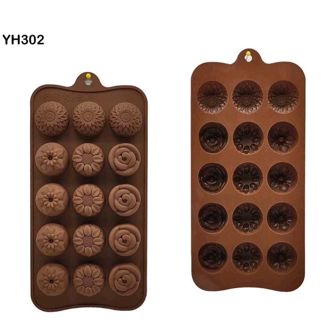craftdev Mumbai branch Kitchen Household Accessories YH302 Chocolate Mold (Durable & Heat Resistant)