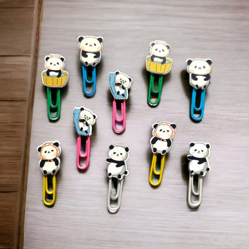 Cute Panda Wooden Clips - contain 10 unit clips - Organize, Decorate, and Craft with Natural Elegance