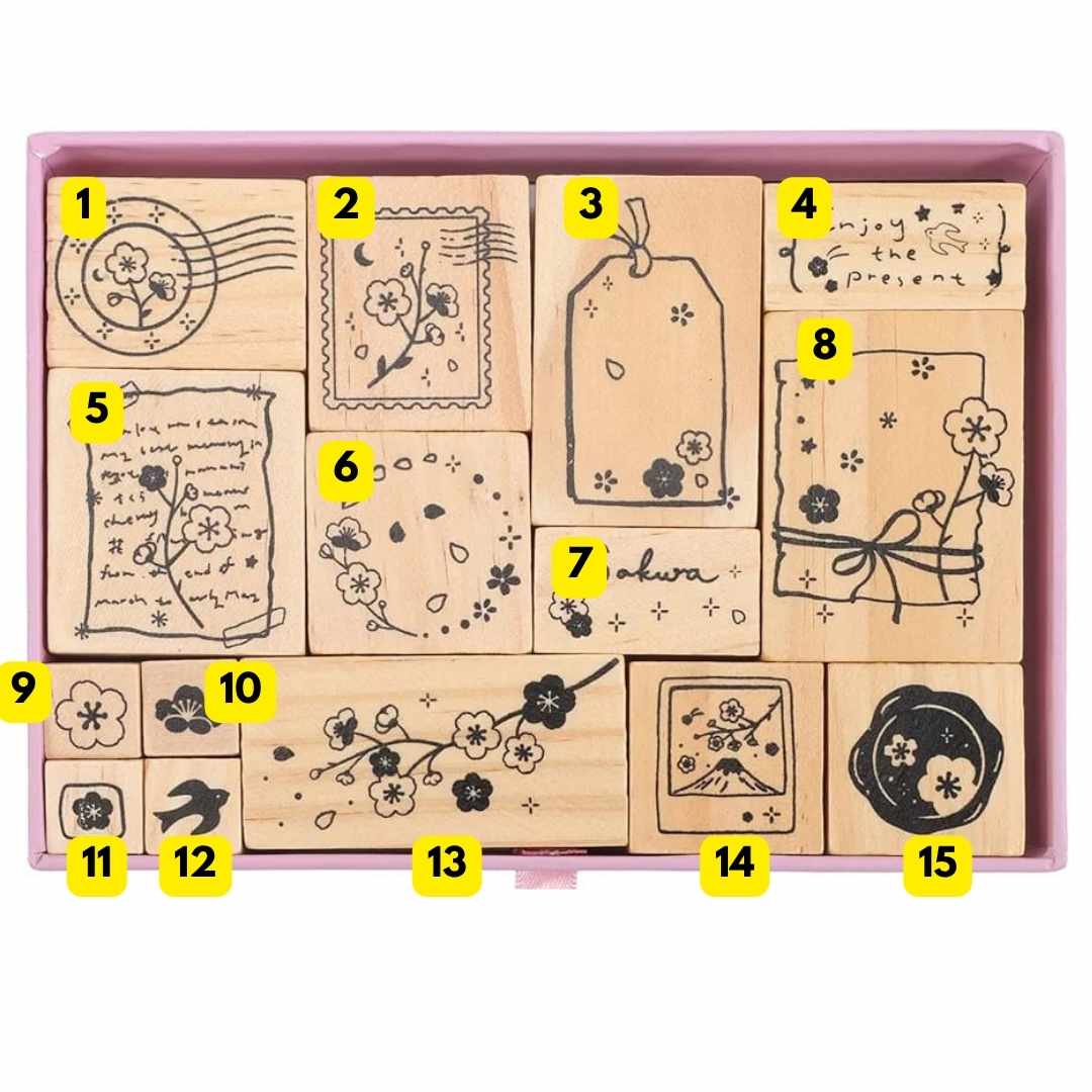 craftdev Mumbai branch Premium Journaling stamps for planning and DIY I Pack of 1 Stamp I Choose your stamp I WSNS