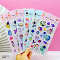 craftdev Mumbai branch scrapbook Stickers 3D Space Craft Stickers for Scrapbooking and Journaling - Contain 1 Unit Sheet with Assorted Designs