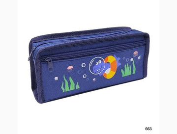 craftdev Mumbai branch Stationery Blue Bliss: Pencil Pouch