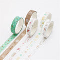 craftdev Mumbai branch Tapes & Adhesives Design-1 Quirky Washi tape  (pack of 5 tapes)