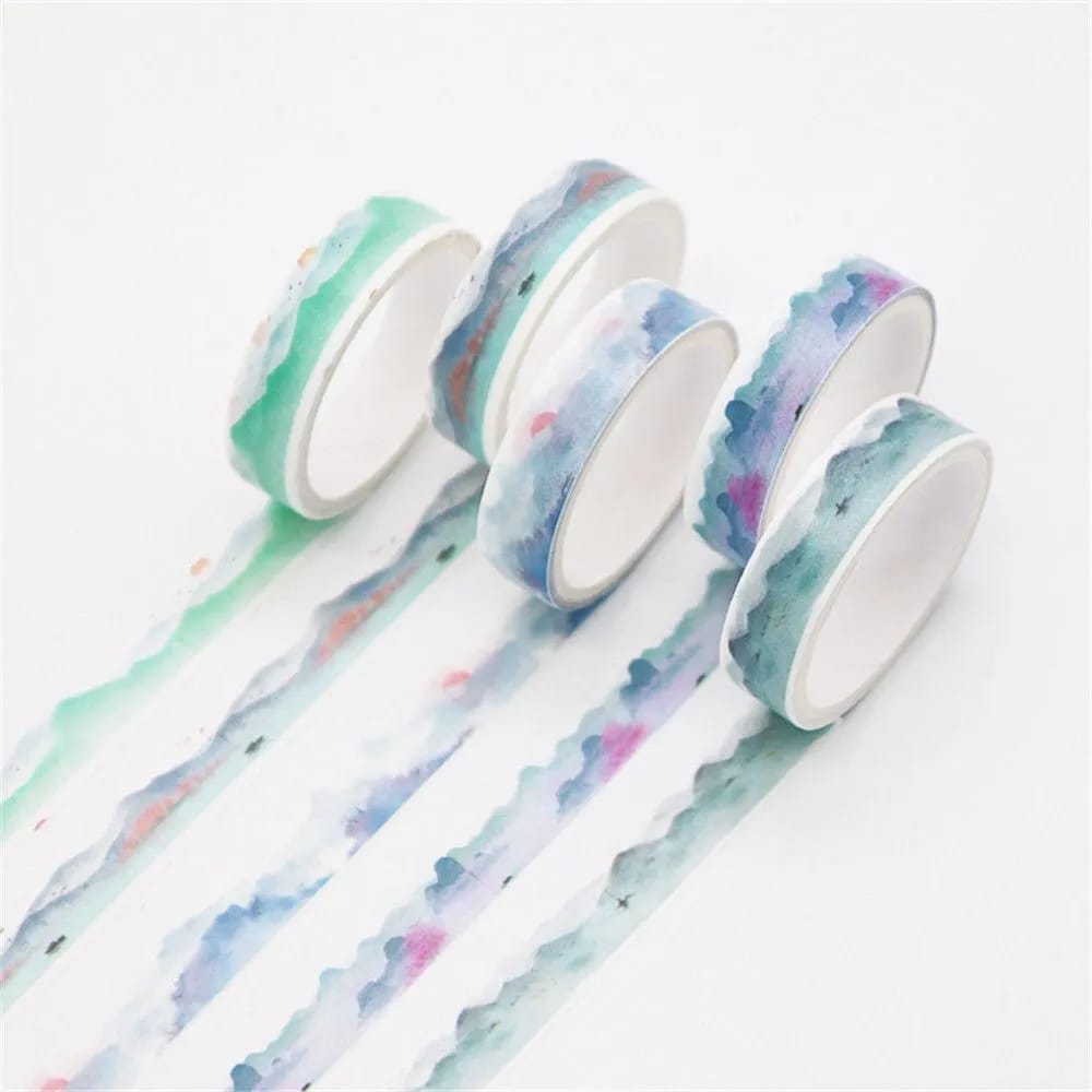 craftdev Mumbai branch Tapes & Adhesives Design-4 Quirky Washi tape  (pack of 5 tapes)