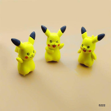(Buy 1 Get 1 Free ) Cute Pikachu eraser l Pack of 1 eraser