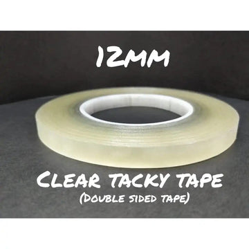 Clear Tacky Tape – 12mm (Double-Sided Tape)