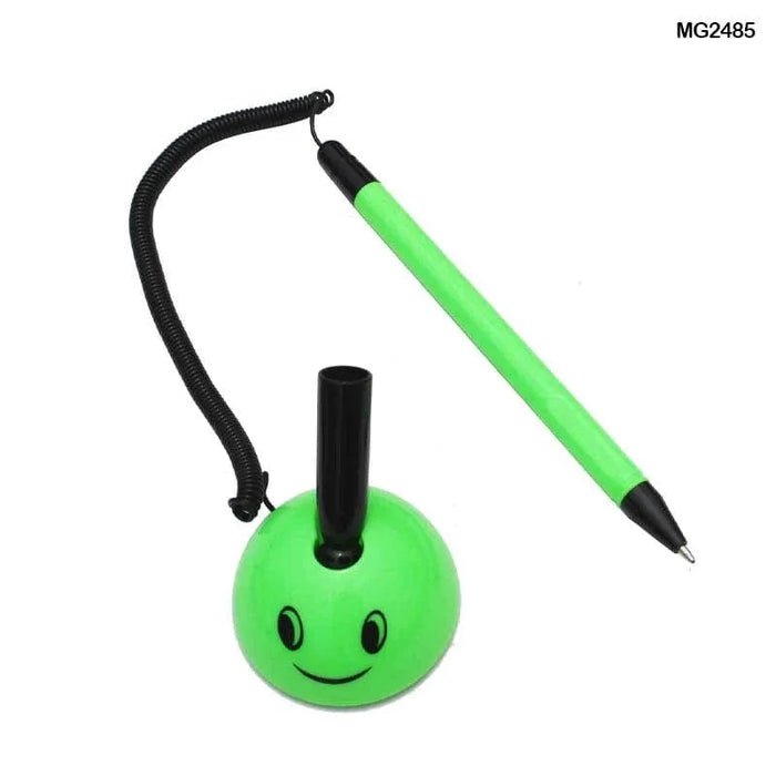 Fun Smiley Desk Pen with Flexible Neck