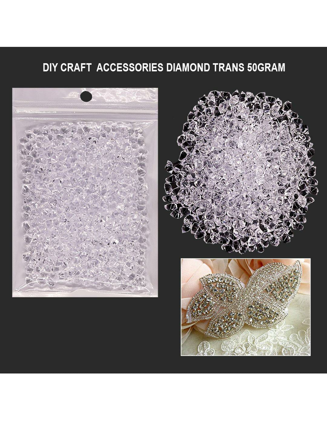 DIY Craft Accessories Diamond Trans. 50Gram Raw-4162 | INKARTO