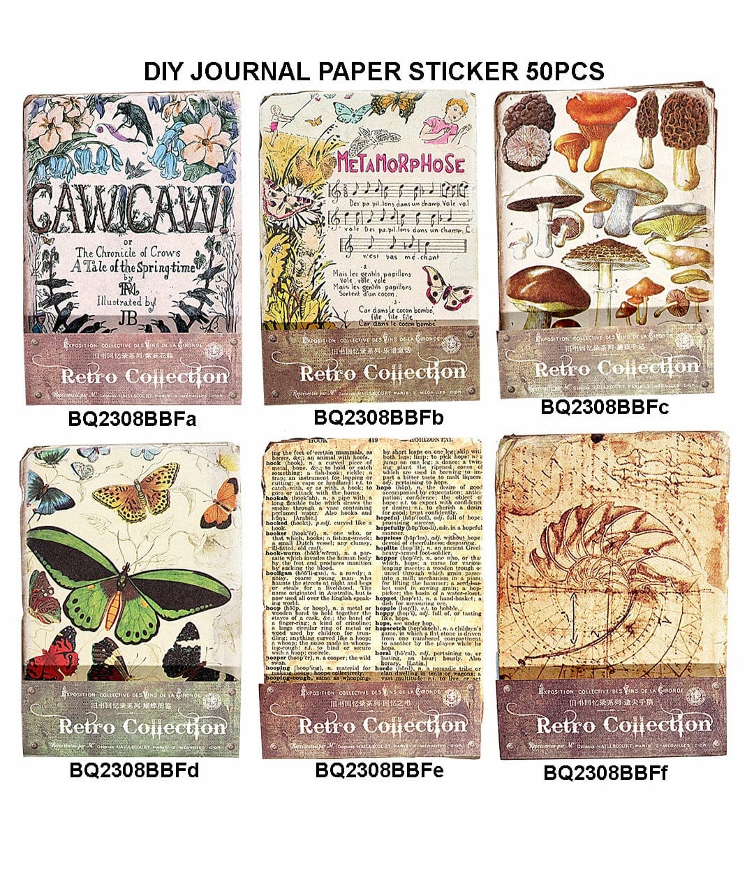 Diy Journal Paper 50Pcs 265 Bq2308Bbf | INKARTO