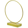 jags-mumbai Easel Elegant Gold Round Metal Stand - 10 Inch Diameter, Contain 1 Unit