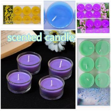 Eva party shop candles Scented candle home hotel wedding Diwali festival- pack of 6