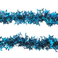 Eva party shop Decoration Emerald blue Christmas Garland Tinsel Stars - Sparkling Holiday Decoration for Festive Ambiance (pack of 1)