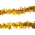 Eva party shop Decoration Gold star Christmas Garland Tinsel Stars - Sparkling Holiday Decoration for Festive Ambiance (pack of 1)