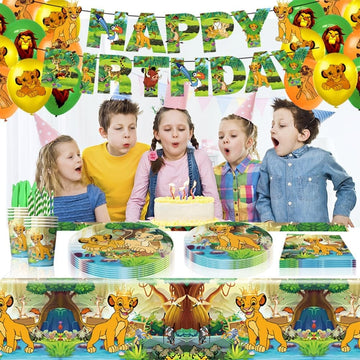 Eva party shop Jungle-Themed 'Happy Birthday' Paper Banner - Roar into a Wild Celebration