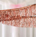 Eva party shop Ribbon ROSE GOLD Gold Fringe Trim - Elegant Border Trim - Sari Border - Bridal Showers Trim - Gold Ribbon Fringe Trim (Contain 1 Unit)