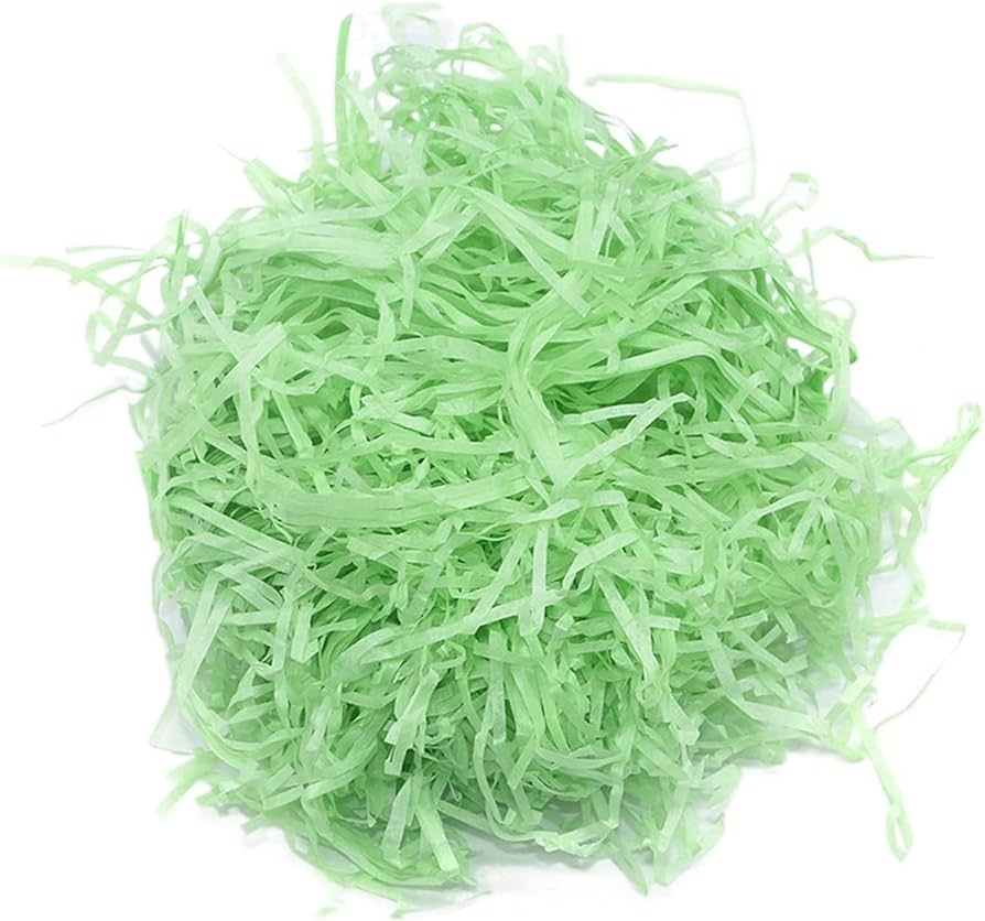 Eva party shop Sea Green Shred Paper Grass I Assort Colour Cool Craft  DIY  I  Pack of 65 grams