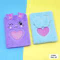 MG Traders Fancy Diary F2501 Soft Fur Diary A5