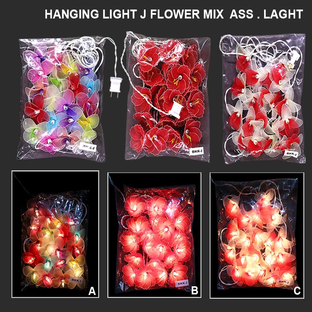 Ravrai Craft - Mumbai Branch Lights Flower Hanging Lights 20 Bulbs