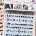 MG Traders 1 Stickers Cxm015D Gem Stones Stay Crtstal Sticker