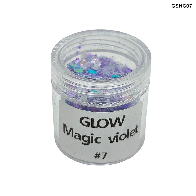 Gshg07 Glow Shimmer Glitter Magic Violet