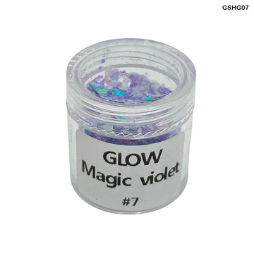 Gshg07 Glow Shimmer Glitter Magic Violet