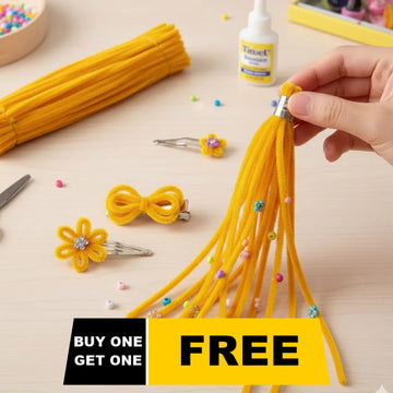 Buy 1 Get 1 Free Golden Yellow Pipe Cleaner 200 pcs