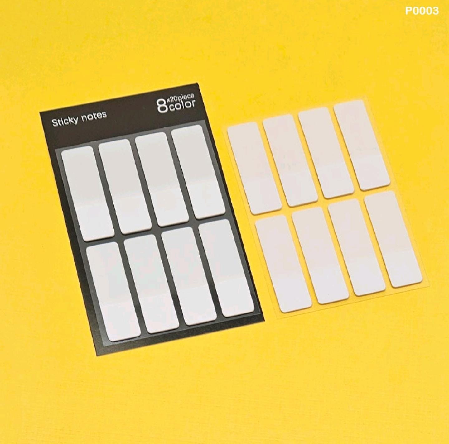 (Buy 1 Get 1 FREE) Grid transparent sticky notes l pack of 1 contains (8 x 20 sheets )each