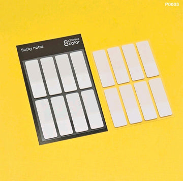 (Buy 1 Get 1 FREE) Grid transparent sticky notes l pack of 1 contains (8 x 20 sheets )each