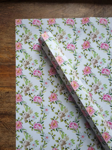 Honesty papers Wrapping Paper Floral Print Wrapping Paper Pack of 1