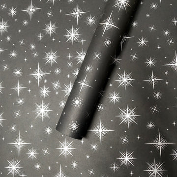 Honesty papers Wrapping Papers Star Night Large Size Gift Wrapping Paper - Contain 1 Unit Sheet