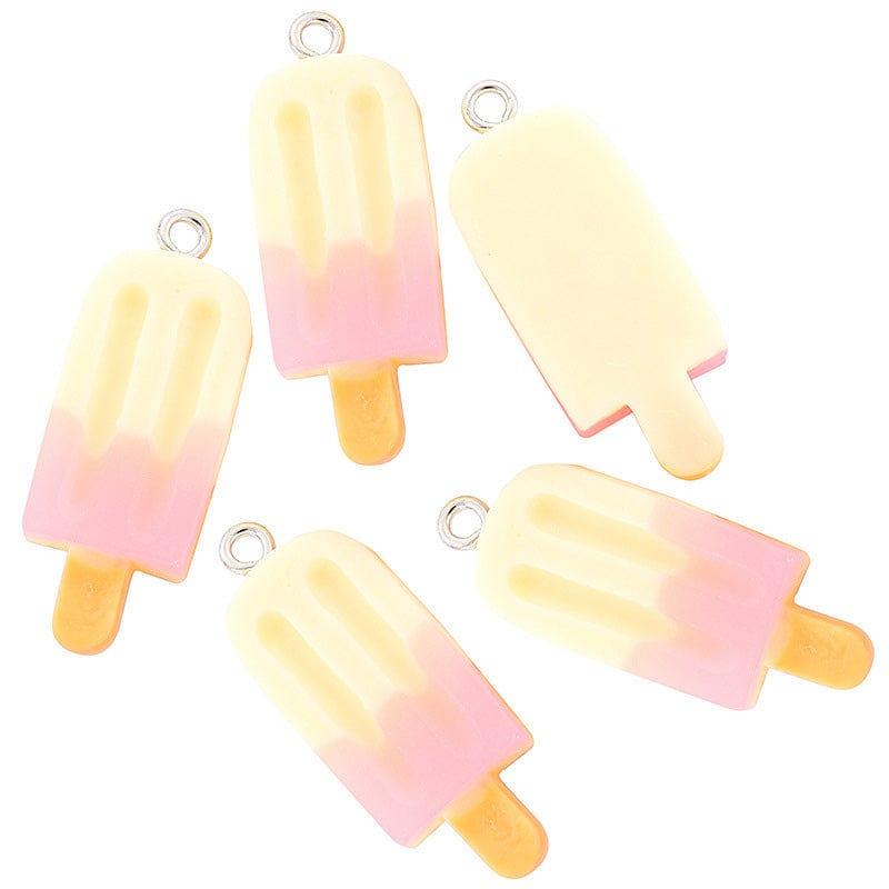 MG Traders Pendant Jmp140A Ice Cream Pendants 32*12Mm 5Pc