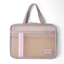Transparent folder laptop bag